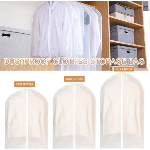 Hanging Garment Bag Dustproof Clothes Covers Breathable Lightweight Suit Bags with Full Zipper for Clothes Storage Closet