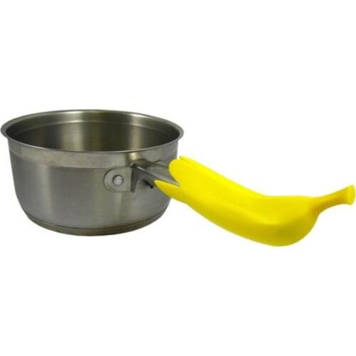 Cooking Kitchen Insulated Gloves Funny Banana Shape Silicone Insulation Anti-scalding Cover