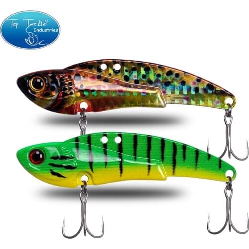 CF Lure 65mm 14g Hard Bait Freshwater Metal Blade Sinking VIB Vibration Jerk Bait Bass fishing Lure Tackle
