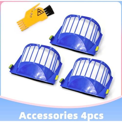 For iRobot Roomba 600 Series 610 615 620 625 630 650 660 670 Robot Vacuum Cleaner Replacement Spare Parts Hepa Air Filter