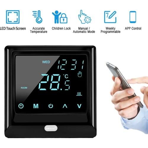 Wi-Fi Smart Thermostat 16A Digital Temperature Controller APP Remote Control Weekly Circulation Programmable Underfloor Heating