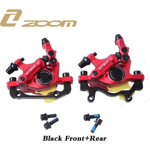 ZOOM Bicycle Hydraulic Disc Brake Clamp MTB Mountain Bike Hydraulic Oil Disc Brake Clip HB100 Front & Rear