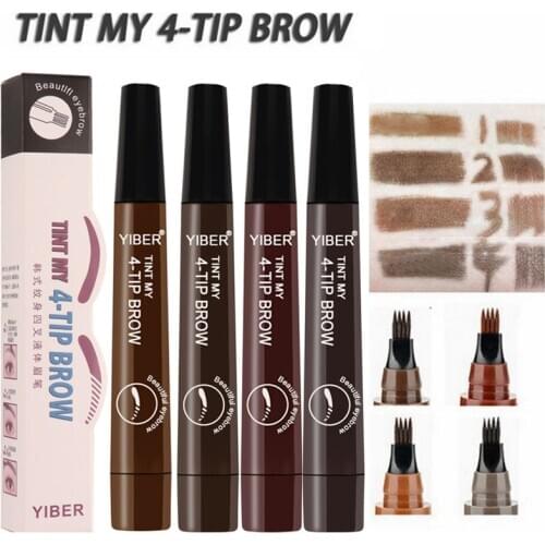 1pc Eyebrow Pencil for Eyebrows Makeup 5 Colors Waterproof Long Lasting Eyebrow Dye Pen Eye Brow Cosmetics Eyes Make up Tools