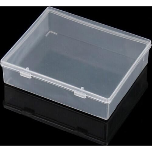 1PC Parts box collapsible rectangle Plastic Boxes Transparent Plastic Container Storage Blank Component Screw Jewelry Tool Boxes