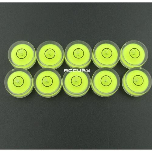 100pieces/Lot) Size 15*6mm Precision bubble level water level indicator Universal level Round Acrylic vial for Camera