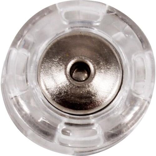 100piecs Craft Metal Plastic Clear Snap Press Button Sew On 15mm Sewing Supplies for Cloth Bags Coat NK301