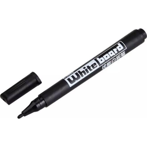 20Pcs Whiteboard Marker Black Pen Dry Wipe Erase Erasable Office Meeting Teach Stationery JR Deals