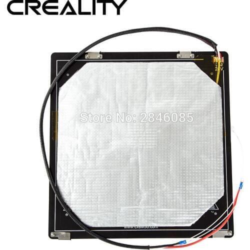 24V 310x320X3MM Heated bed plate Cable Installed MK3 Aluminum hotbed for CREALITY 3D CR-X/CR-10S Pro heatbed 3d printer parts