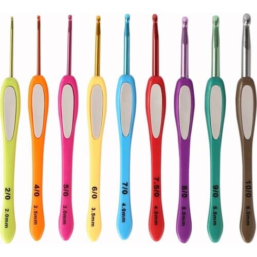 8 pcs 1.0mm-6.0mm Needles Set Crochet Hooks Sewing Accessories DIY Weave Sweater Chunky Yarn Stitch Knitting for Woman