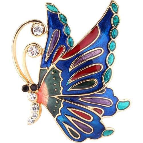 Bitaohongjia Butterfly Brooches For Clothes