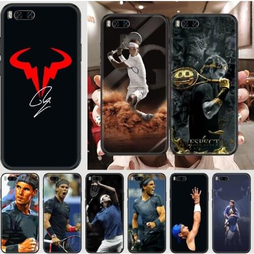 Rafael Nadal Phone case For Xiaomi Mi Max Note 3 A2 A3 8 9 9T 10 Lite Pro Ultra black pretty waterproof trend cover fashion back