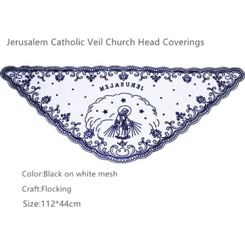 Church Veil Traditional Catholic Veil Head Covering for Latin Mass