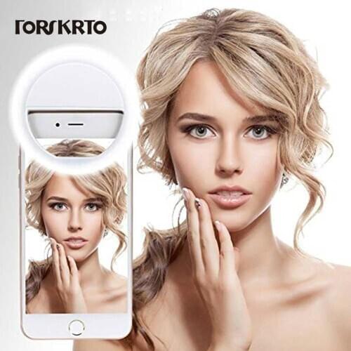Forskto 36 LED Lamps Selfie Light For Iphone Lighting Night Darkness Photography Ring Selfie Ring For All Smartphone A2 4.7