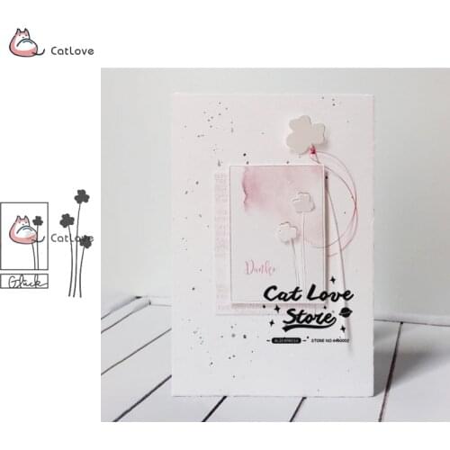 Clover Frame Word Metal Cutting Dies Stencils For DIY Scrapbooking Paper Card Decorative Craft Dies Embossing Die Cuts New 2019