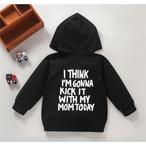 Boys Jacekt Outerwear Letter Pattern Boys Long Sleeve Zipper Coats Patchwork Boys Jackets Casual Style Toddler Kids Boy Clothing