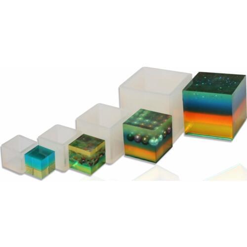 5/3.5/2.5/2CM Square Silicone Ice Chocolate Mould DIY Epoxy Jewelry Mold Pastry Cake Mold Cupcake Baking Decor Tool