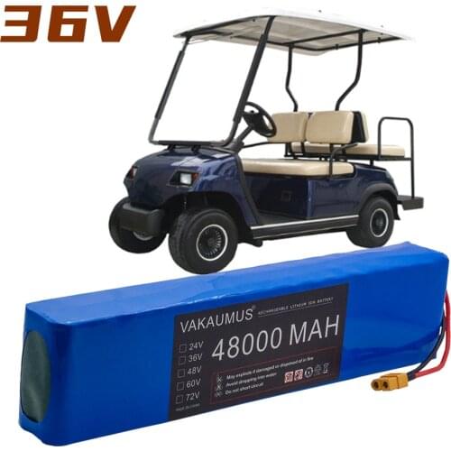 10S3P 36V 48AH 350W 500W High Power Capacity 42V 18650 Lithium Battery Pack 48000MAH Electric Bicycle Bicycle BMS + Charger