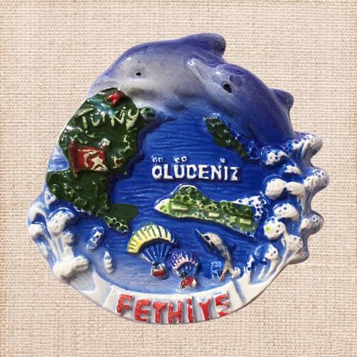 Lychee Turkey Fridge Magnet Famouse City Refrigerator Magnetic Sticker Travel Souvenirs Home Decoration