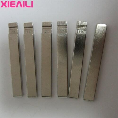 XIEAILI 50Pcs/lot 71# Metal Blank Uncut Flip KD Remote Key Blade For Chevrolet Cruze For Buick (Middle Slot) S213