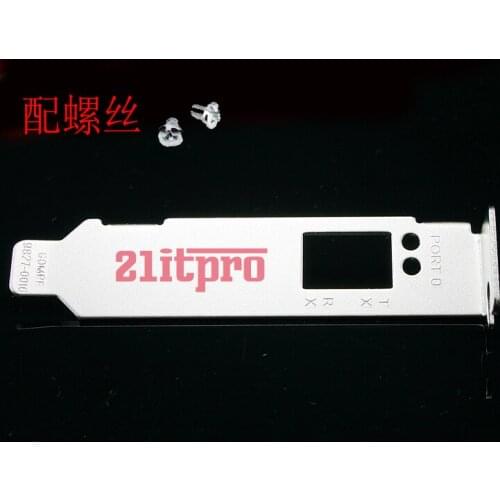 2Pcs Low Profile Bracket Video Graphics Card For Emulex LPe32000 32G HBA 2U