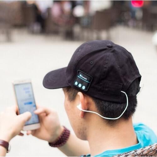 New Wireless Bluetooth Music Call Baseball Caps Outdoor Sports Brand Snapback Cotton Hats For Women And Men Casquette Running