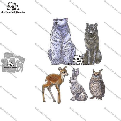 New Dies 2020 Christmas animals Metal Cutting Dies diy Dies photo album cutting dies Scrapbooking Stencil christmas dies die cut