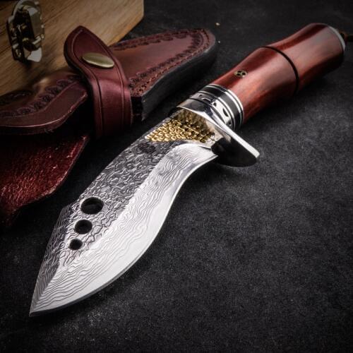 HX OUTDOORS knives knives carambit knife seal good hardness Damascus knives curve fefence tool survival hunting