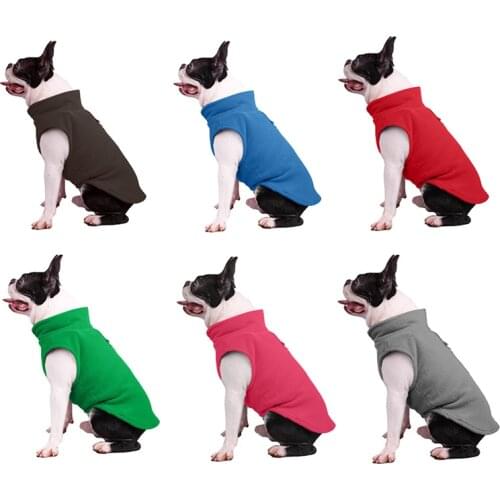 Autumn And Winter Dog Clothes Warm Pet Cat Clothes Yorkshire Chihuahua Fleece Dog Clothes For Small Medium Dogs Puppy