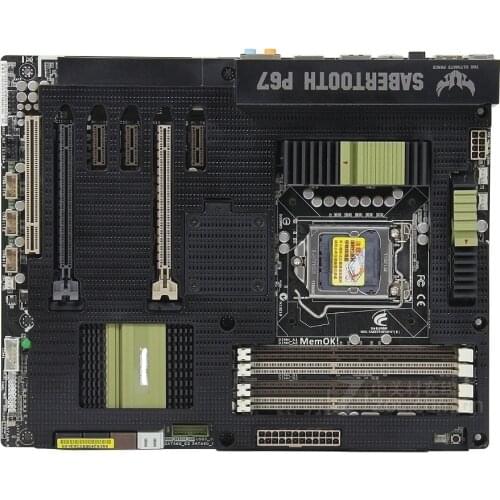 Free shipping original motherboard for ASUS SaberTooth P67 LGA 1155 DDR3 32GB USB2.0 USB3.0 P67 Desktop motherborad
