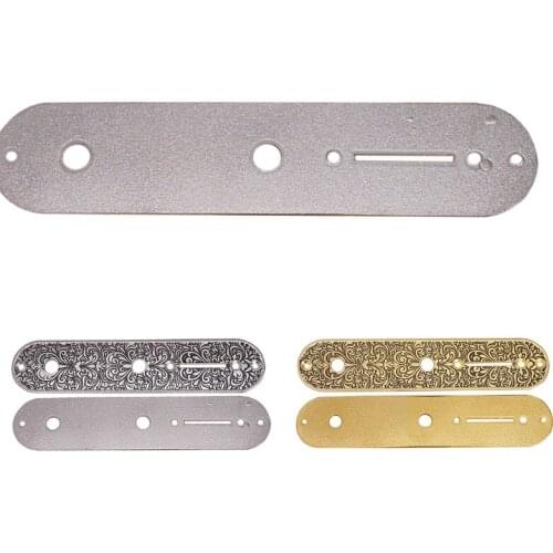 Guitar Switch Control Plate Cover Carving Decorative Pattern for TL Electric Guitar