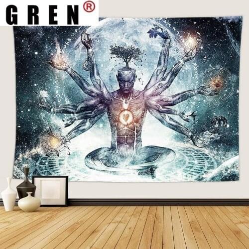 GREN Universe Poster Picture Tapestry Wall Hanging Wall Covering Rugs Background Cloth Beach Mat Blanket Art Home Decor