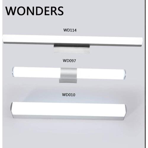 Modern Wall Lamp Super Bright Long Strips Led Mirror Light Simple Style Indoor Decors Acrylic Lamps For Bathroom Bedroom Kitchen