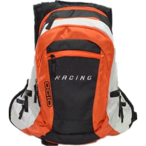 Motorbike Backpacks Off Road Motorcycle Motocross Riding Orange Bag Backpack Casual Shoulder Bags