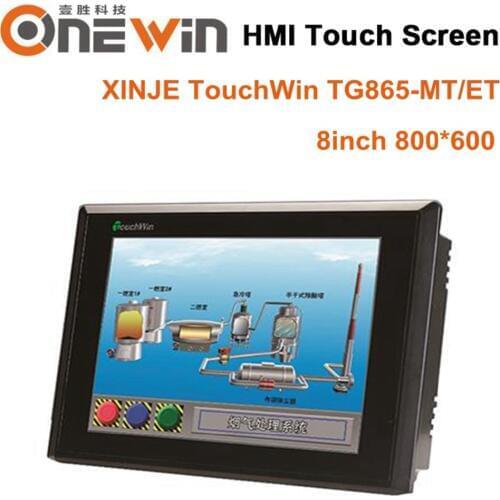 XINJE TouchWin TG865-MT TG865-ET HMI Touch Screen 8 inch 800*600 Human Machine Interface