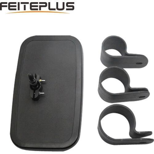 UTV/ATV Rearview Mirror With Shatter-Proof Tempered Glass Universal Rear View Mirrors For 1.5"/1.75"/2" Roll Cage