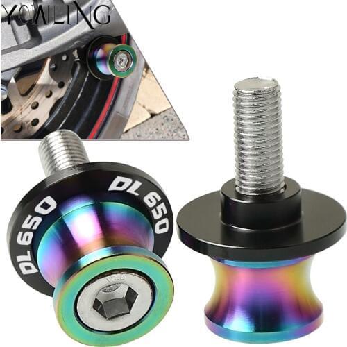 M8 Swingarm Stand Screws CNC Motorcycle Swing Arm Spools Sliders FOR SUZUKI DL650 V-STROM 650 2011 2012 2013 2014 2015 2016 2017