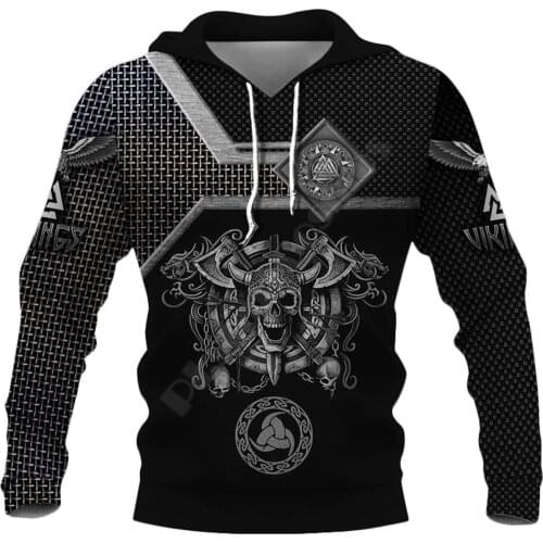 Viking Tattoo 3D All Over Printed Hoodies Fashion Pullover Men For Women Sweatshirts Sweater Cosplay Costumes Style-3