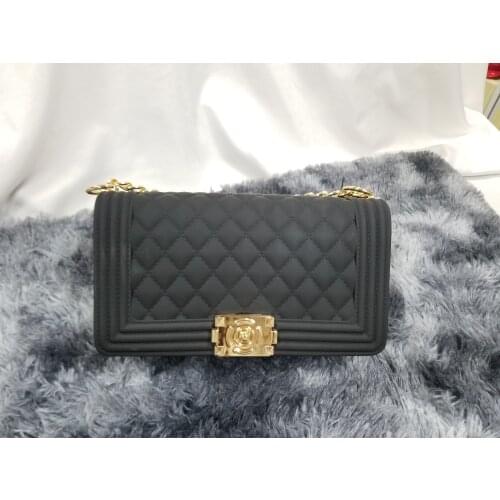 2021new Pattern Bags Hot Bag in Summer Women Handbags Rhombic Grid Ladies Large Capacity Jelly bag Solid Color lux