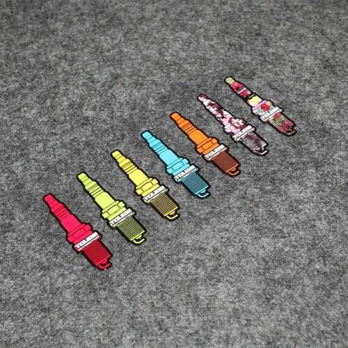 NO.S152 Cartoon Sparking Plugs Modified Car Styling Motorcycle Reflective Motorbike Stickers and Decals