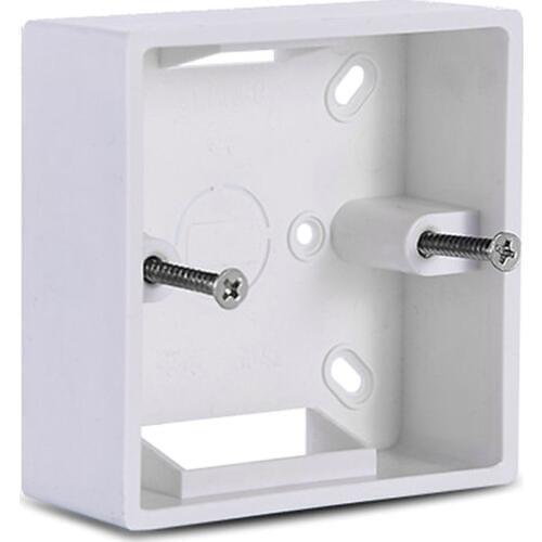 86X86 PVC Thickening Junction Box Wall Mount Cassette For Switch Socket Base Switch Bottom Box Electrical Box Accessories