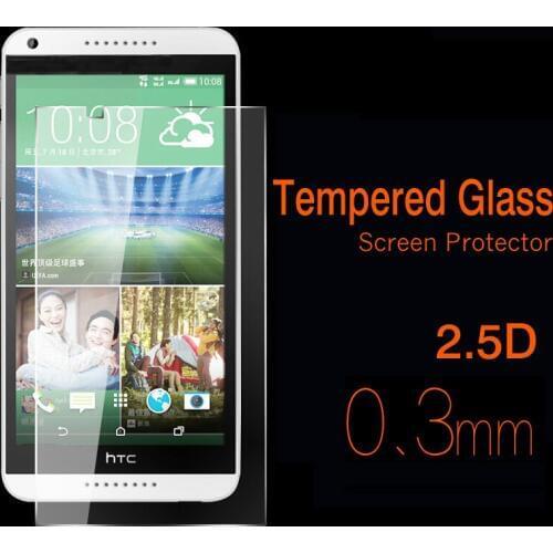 2.5D For HTC Desire 816 Tempered Glass Original 9H High Quality Protective Film Explosion-proof Screen Protector for D816W