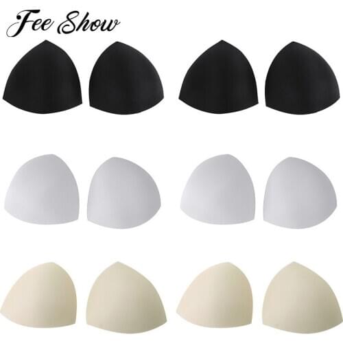 6 Pairs Womens Removable Smart Cups Bra Pads For Swimwear and Enhancers Bra Womens Foam Comfortable Breathable Bra Inserts Pads