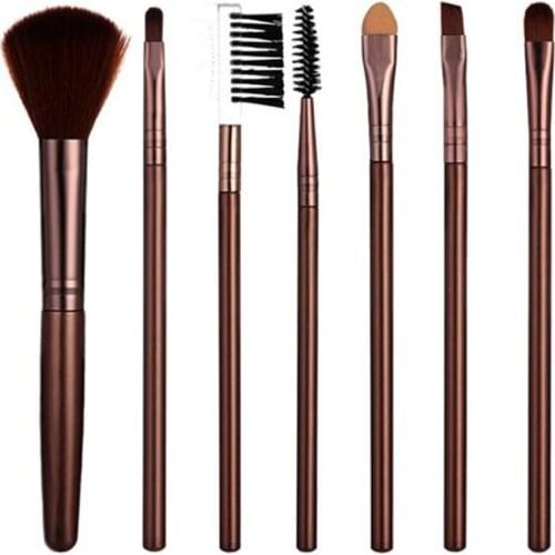 7pcs/set Beginner Makeup Brush Eye Shadow Eyelash Brush Beauty Tool Professional Cosmetic Makeup Brush Tool Kit
