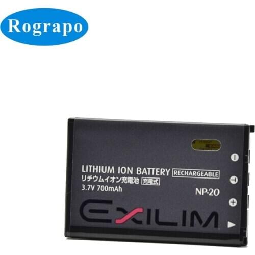 New 700mAh Li-ion NP-20 Camera Battery For CASIO Exilim EX-M1 M2 Z3 Z4 S1 S2 S3 S4 S100 Z8 Z40 Z65 z70 Z75 S20 s770 EX-S880