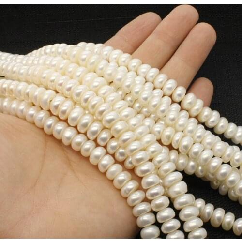 8-11mm natural freshwater pearl high quality large particle abacus loose beads jewelry making DIY necklace bracelet accessories