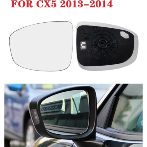 For Mazda CX-5 CX5 2013 2014 2015 2016 2017 -2019 With Heating Side Rear View Mirror door Mirror Glass Side Mirror Glass