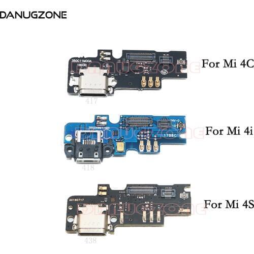 USB Charging Dock Port Socket Jack Plug Connector Charge Board Flex Cable For Xiaomi Mi 4C 4i 4S Mi4C Mi4i Mi4S