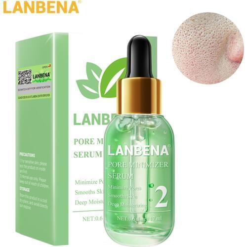 LANBENA Shrink Pores Peeling Deep Cleaning Acne Treatment Essence Remove Blackheads Smooth Firming Face Serum Skin Care