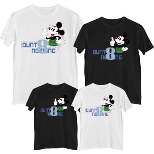 Disney Mickey Mouse T-shirt Summer Comfortable 100% cotton Fashion clothes for teens t shirt for men childrens clothing boys