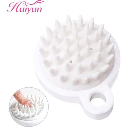 Huiyun Silicone Head Body Scalp Massage Brush Comb Shampoo Hair Washing Comb Tangle Shower Brush Bath Spa Slimming Massage Brush